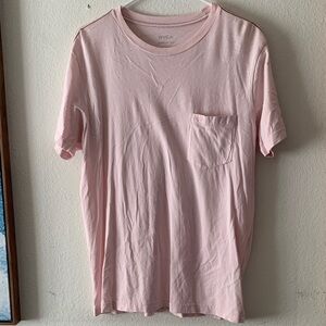 RVCA Light Pink Short Sleeve Tee
